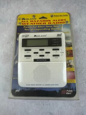 MIDLAND All Hazards Alert Weather Radio WR-100C NOAA Brand New Factory Sealed
